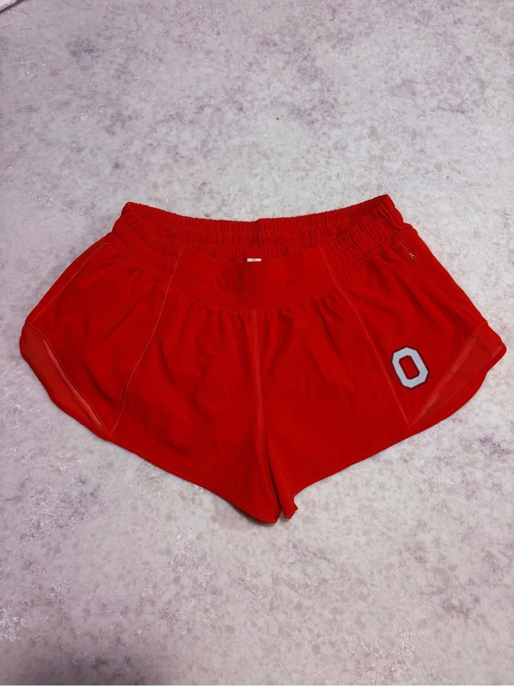 Lululemon Ohio State Buckeyes Hotty Hot Shorts - Red / Size 10